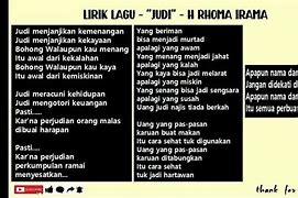 Lirik Lagu Judi Doel Sumbang